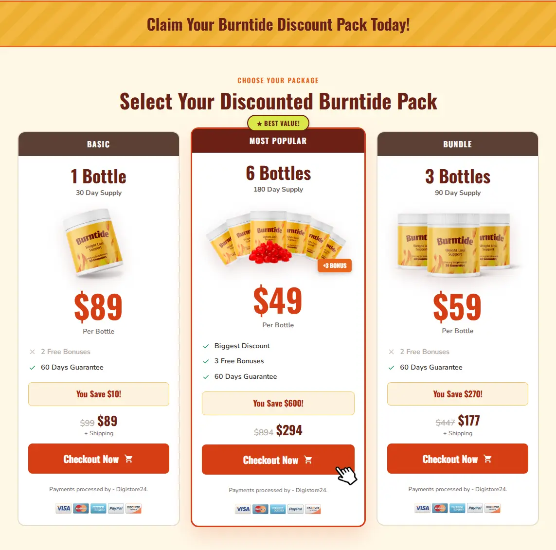 Burntide Offer